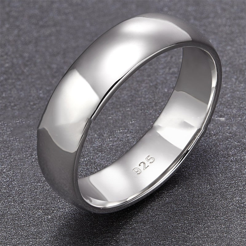 Platinum Silver Unisex Ring