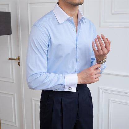 BUSINESS BLUE SHIRT