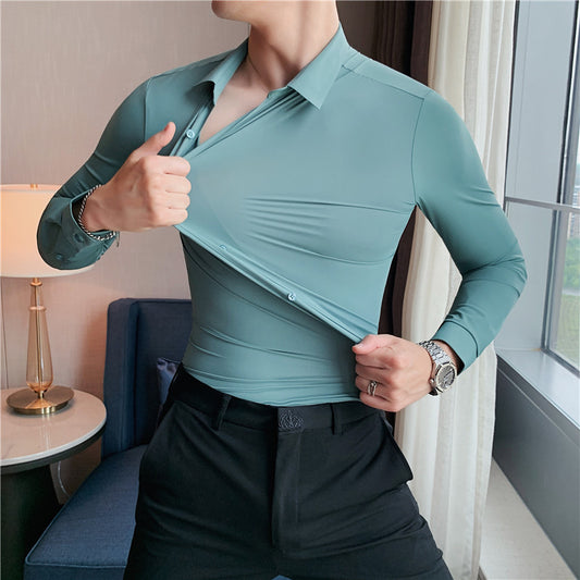 HIGH ELASTICITY CASUAL SHIRT