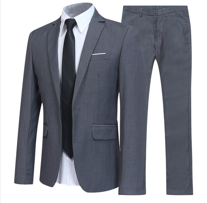 Slim Fit Suit ( Jacket, Pants, White Shirt )