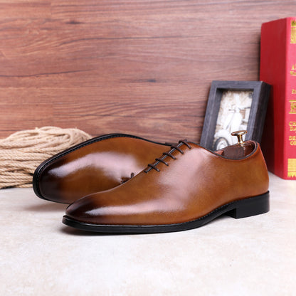 Men's Cowhide Business Shoes