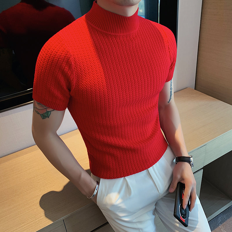 SEMI-HIGH COLLAR SWEATERS