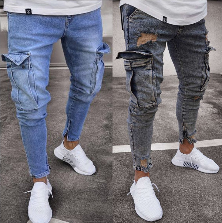 Cargo Denim Jeans