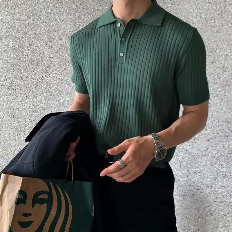 ELASTIC CASUAL POLO T-SHIRT