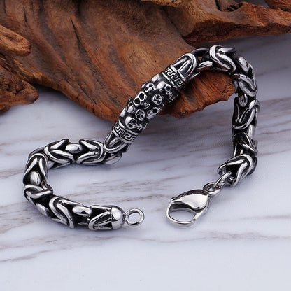 Gothic Style Metal Braided Chain