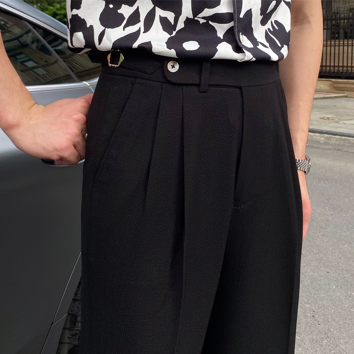 HIGH WAIST BUSINESS TROUSERS