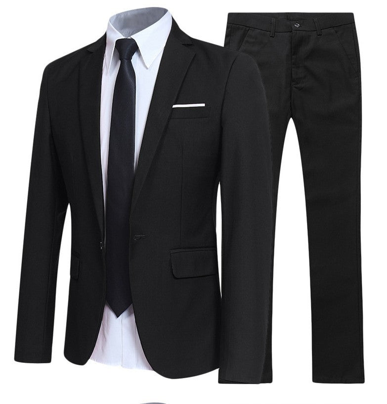 Slim Fit Suit ( Jacket, Pants, White Shirt )