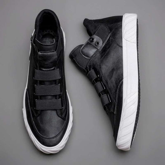 High Top Leather Shoes