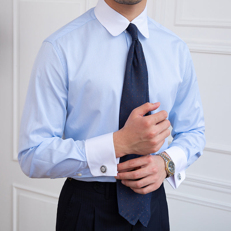 BUSINESS BLUE SHIRT