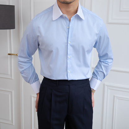 BUSINESS BLUE SHIRT