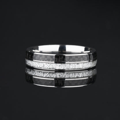 Stainless Steel Carbon Fiber Ring