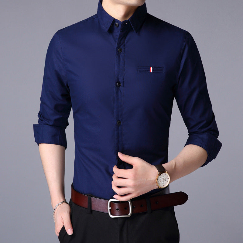 Slim-fit Lapel Shirt