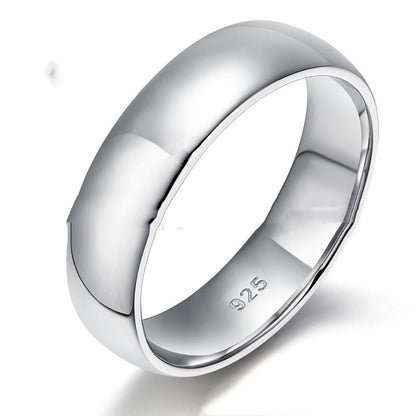 Platinum Silver Unisex Ring