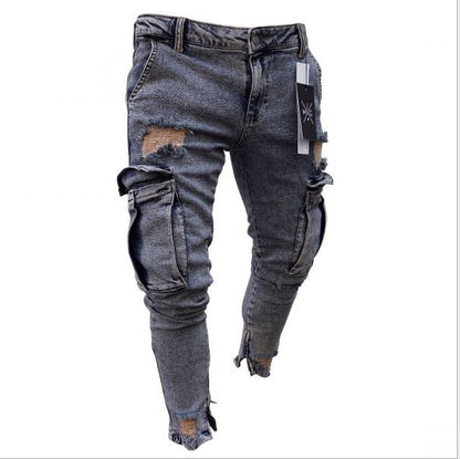 Cargo Denim Jeans