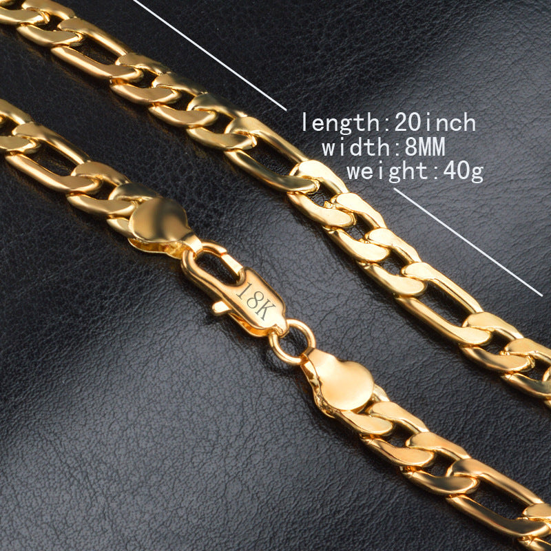 Trendy Silver Mens Chain