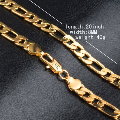 Trendy Silver Mens Chain