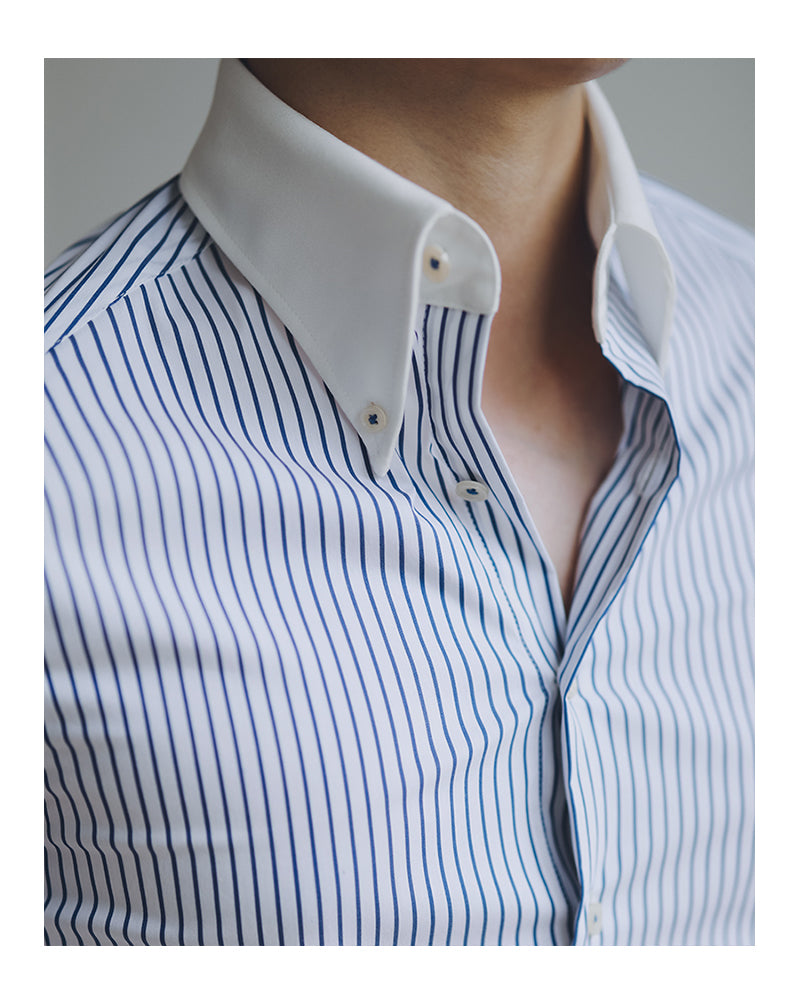 BLUE STRIPED SHIRT