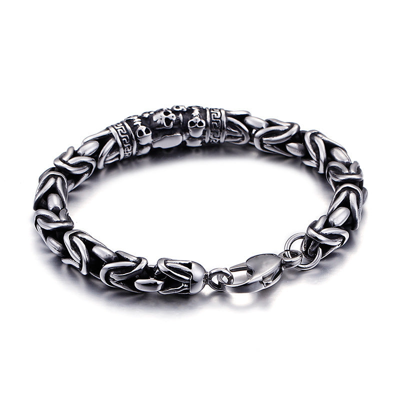 Gothic Style Metal Braided Chain