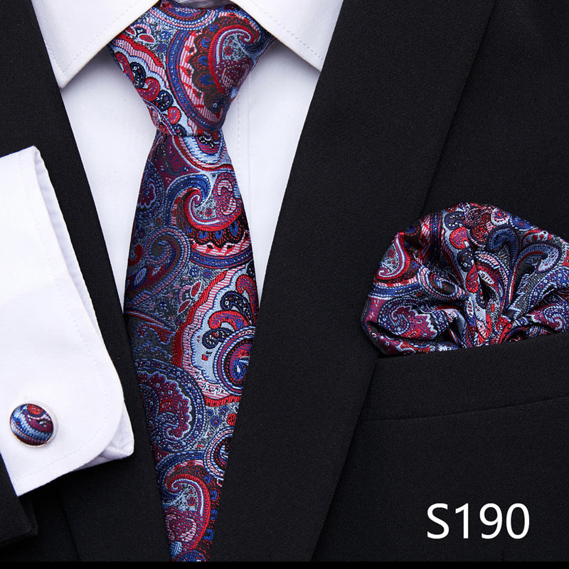 MENS TIE, SQUARE SCARF, CUFFLINK*