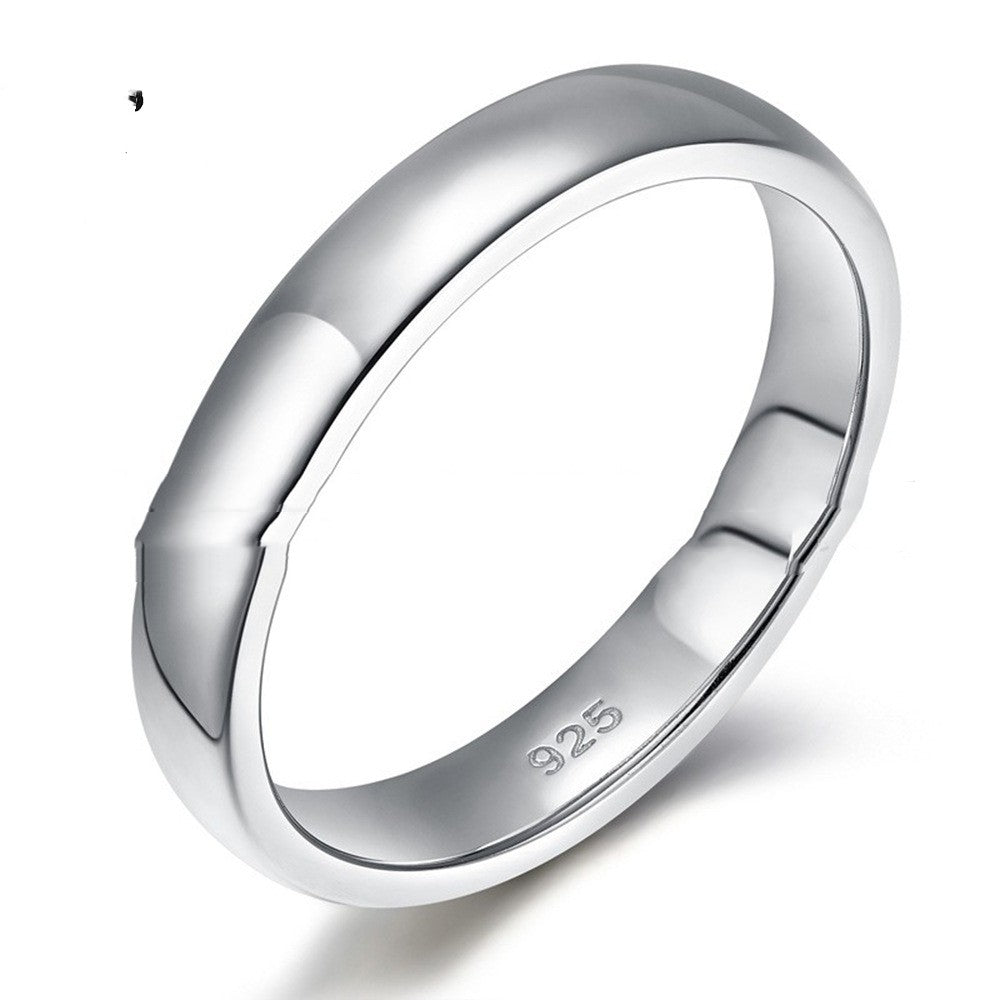 Platinum Silver Unisex Ring