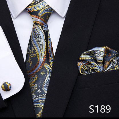 MENS TIE, SQUARE SCARF, CUFFLINK*