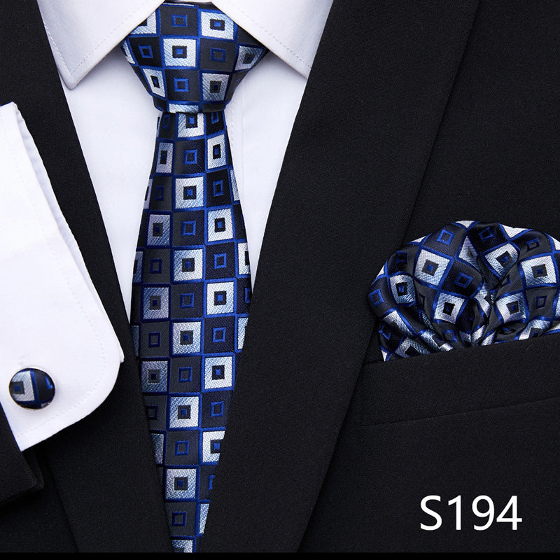 MENS TIE, SQUARE SCARF, CUFFLINK*