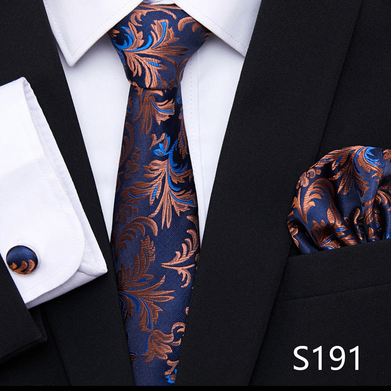 MENS TIE, SQUARE SCARF, CUFFLINK*