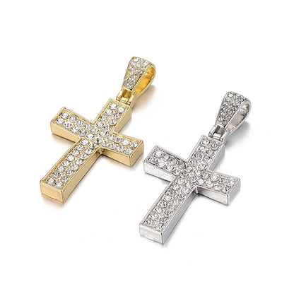 Diamond Cross Unisex Necklace