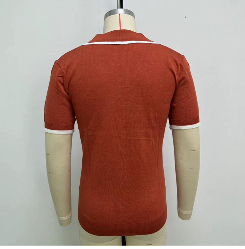 RED POLO T-SHIRT