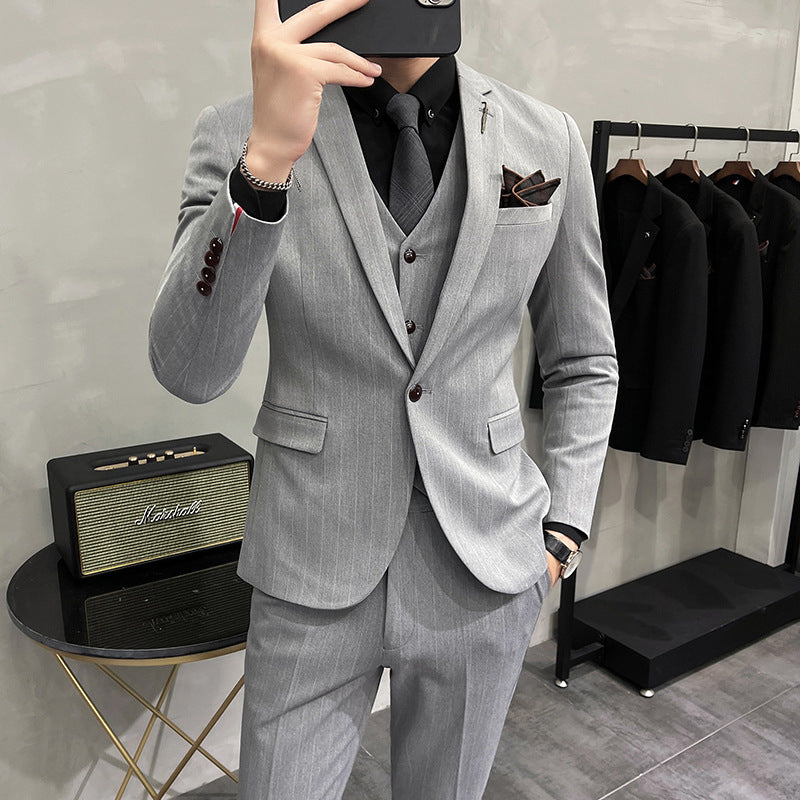 SMART STRIPED SUIT (3 PCS)