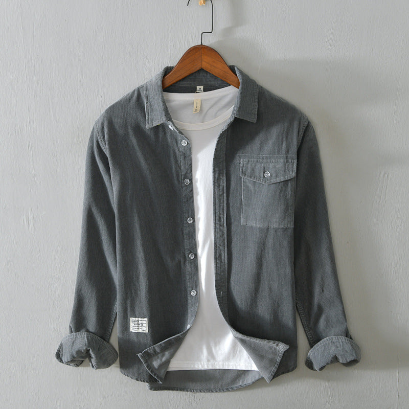 PREMIUM COTTON LONG-SLEEVE SHIRT