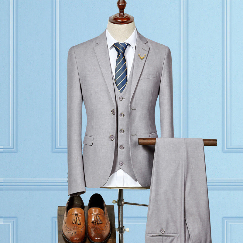 PLAIN SUIT (3PCS)