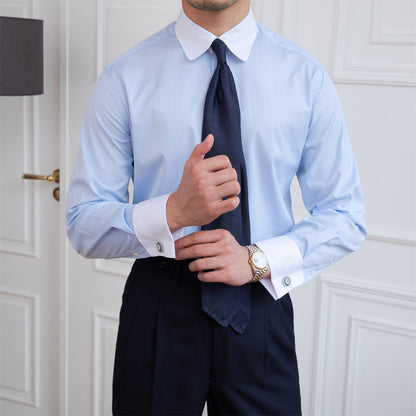 BUSINESS BLUE SHIRT