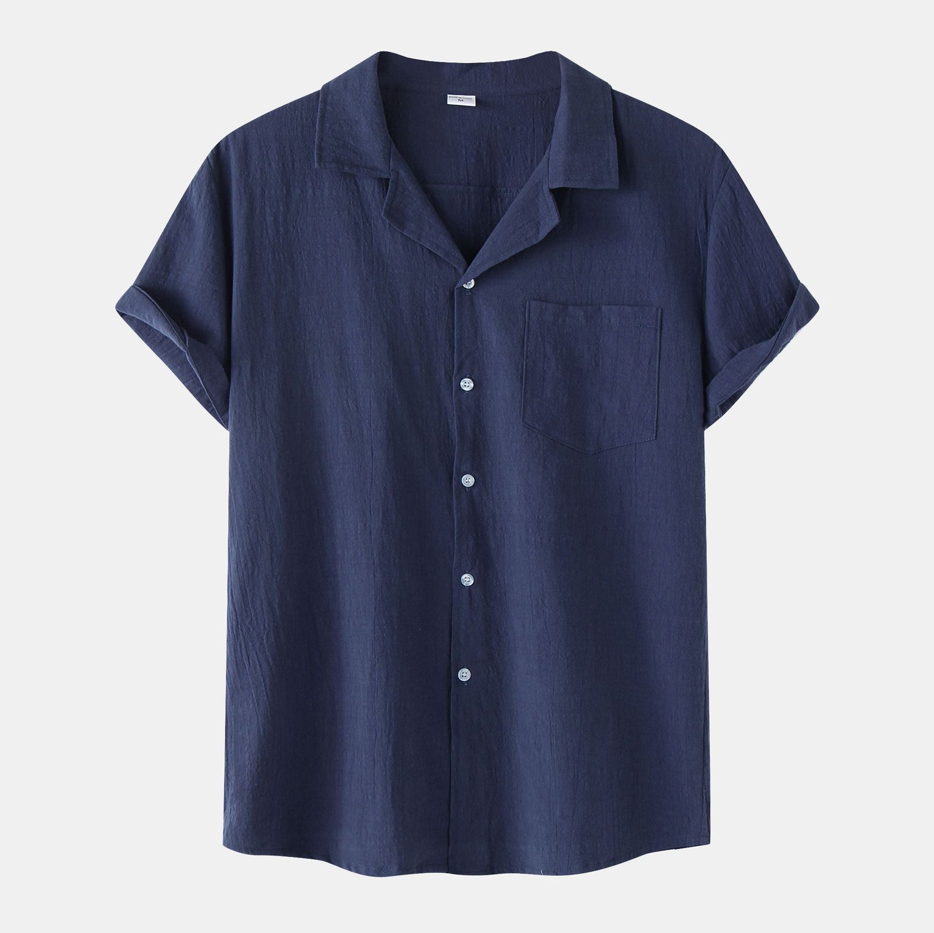 Cotton Linen Short Sleeve Shirt