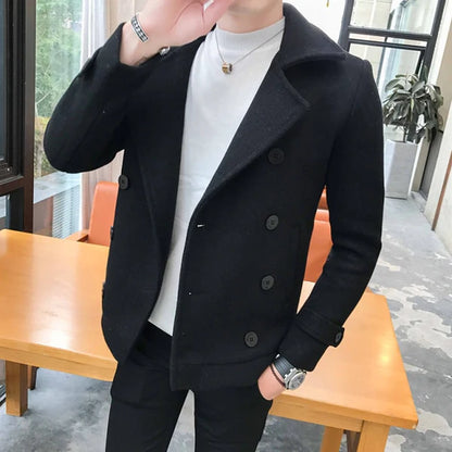 DOUBLE-BREAST WOOL JACKET