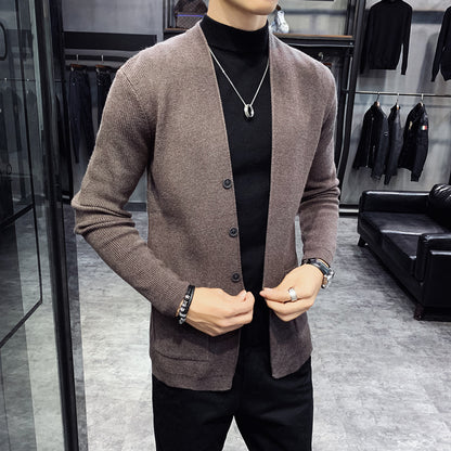 Slim-fit Cardigan Sweater