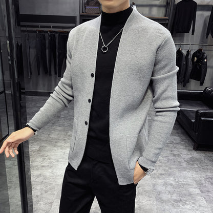 Slim-fit Cardigan Sweater